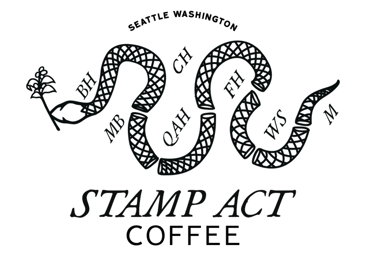 Stamp Act specialty coffee roaster logo