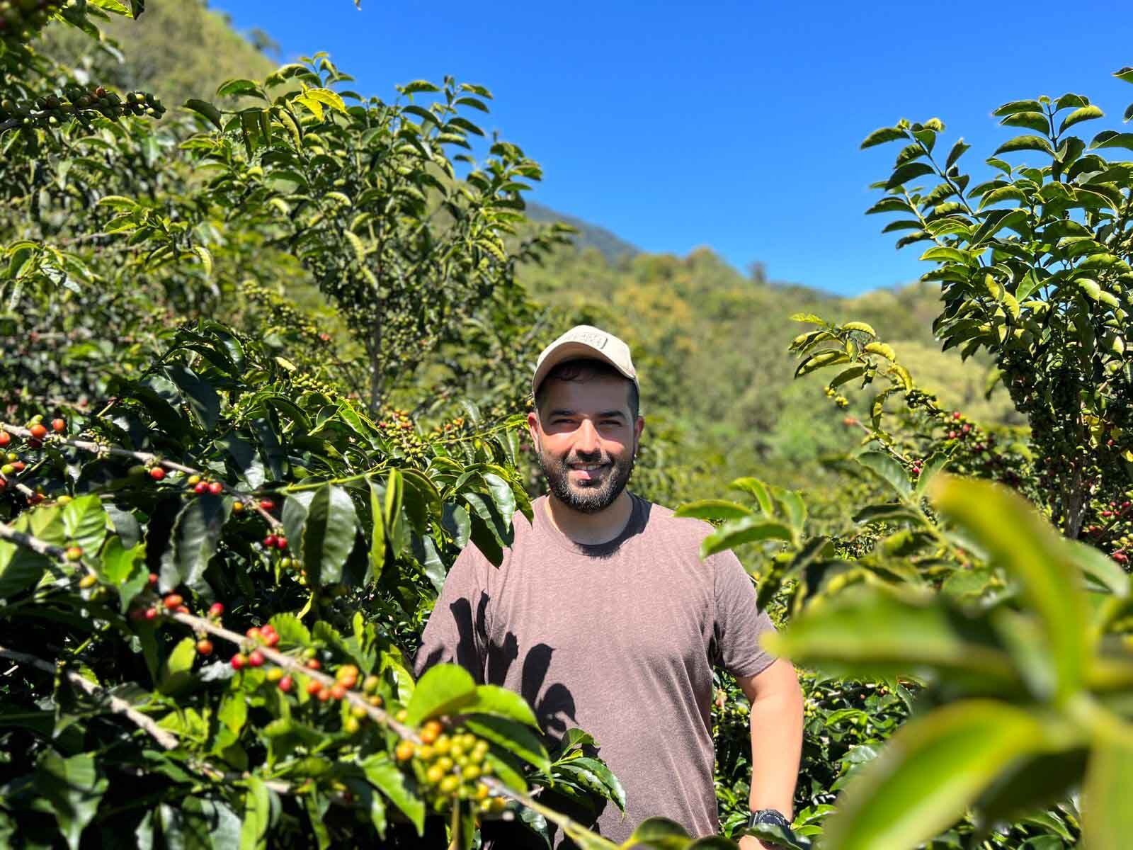 Benjamin Paz at Finca La Salsa